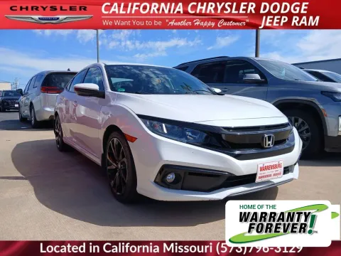 White 2019 Honda Civic Sport for sale in California, MO