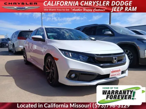 White 2019 Honda Civic Sport for sale in California, MO