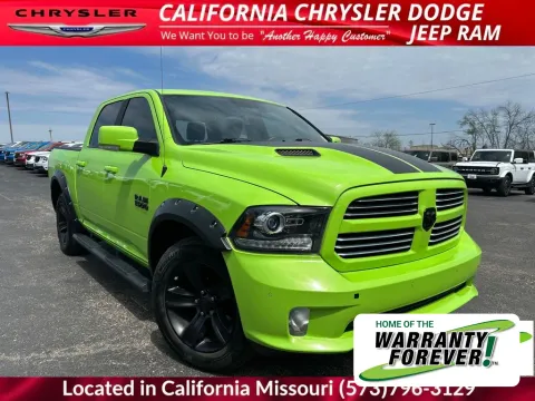 Green 2017 Ram 1500 Sport for sale in California, MO