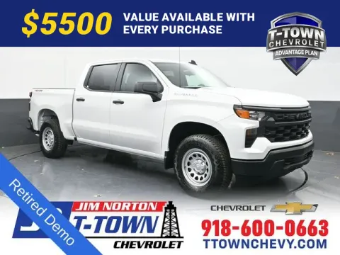 White 2026 Chevrolet Silverado 1500 WT for sale in Tulsa, OK