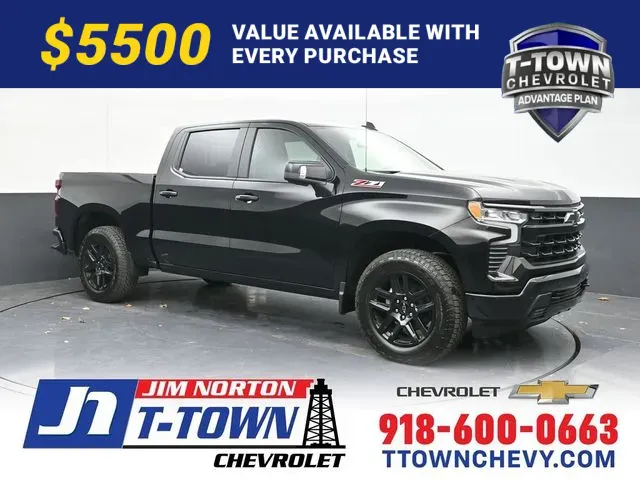 Black 2026 Chevrolet Silverado 1500 RST for sale in Tulsa, OK