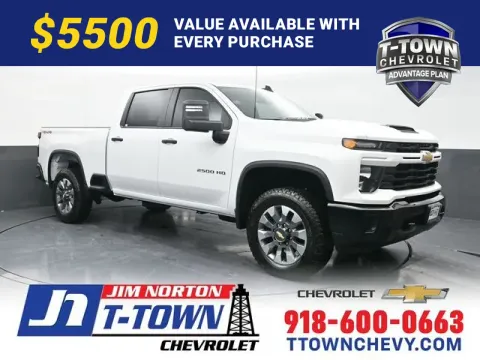 White 2026 Chevrolet Silverado 2500HD Custom for sale in Tulsa, OK