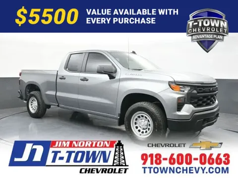 Gray 2026 Chevrolet Silverado 1500 WT for sale in Tulsa, OK