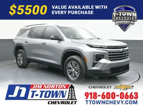 Gray 2026 Chevrolet Traverse LT for sale in Tulsa, OK