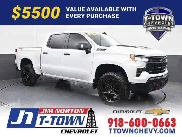 White 2026 Chevrolet Silverado 1500 LT Trail Boss for sale in Tulsa, OK