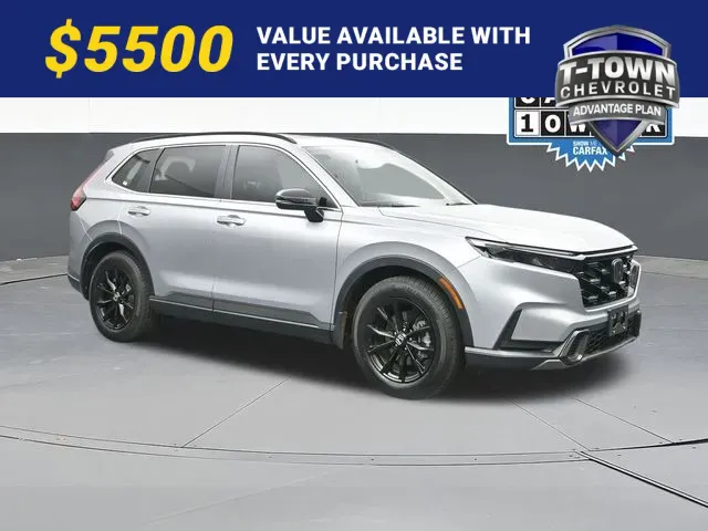 Silver 2023 Honda CR-V Hybrid Sport for sale in Tulsa, OK