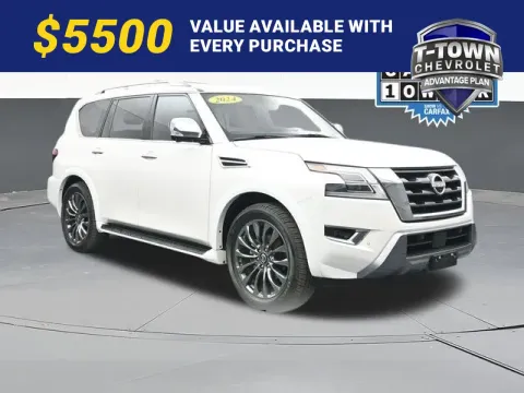 White 2024 Nissan Armada Platinum for sale in Tulsa, OK