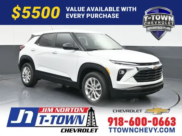 White 2026 Chevrolet TrailBlazer LS for sale in Tulsa, OK