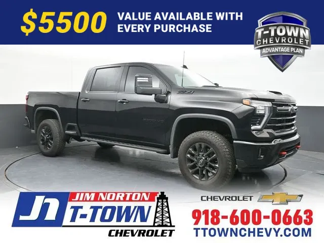 Black 2026 Chevrolet Silverado 2500HD LTZ for sale in Tulsa, OK