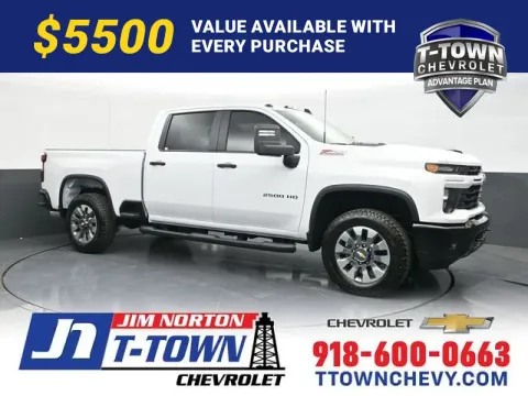 White 2026 Chevrolet Silverado 2500HD Custom for sale in Tulsa, OK
