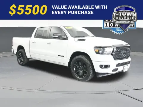 White 2022 Ram 1500 Big Horn/Lone Star for sale in Tulsa, OK
