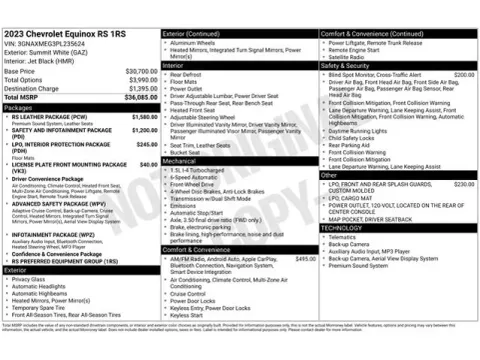 Another view of 2023 Chevrolet Equinox RS for sale in Tulsa, OK at Jim Norton T-Town Chevrolet