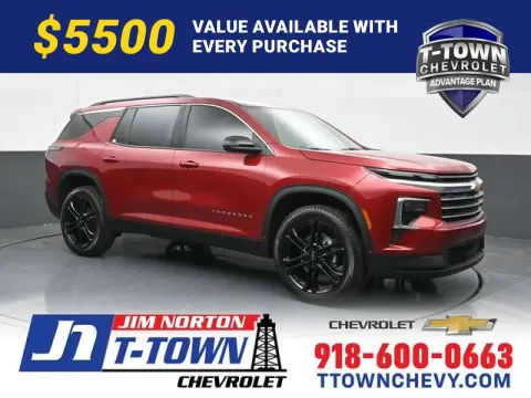 Red 2026 Chevrolet Traverse LT for sale in Tulsa, OK