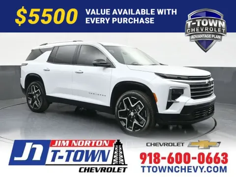 White 2026 Chevrolet Traverse High Country for sale in Tulsa, OK