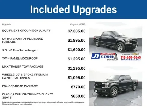 More photos of 2018 Ford F-150 Lariat at Jim Norton T-Town Chevrolet, OK