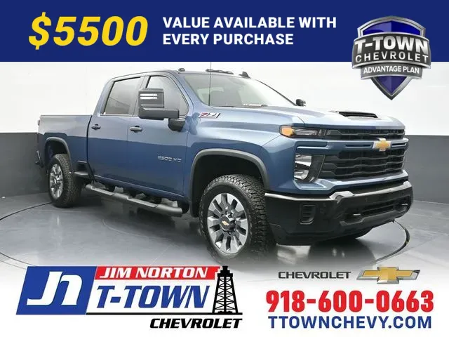 Blue 2026 Chevrolet Silverado 2500HD Custom for sale in Tulsa, OK