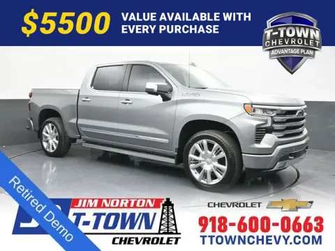 Gray 2026 Chevrolet Silverado 1500 High Country for sale in Tulsa, OK