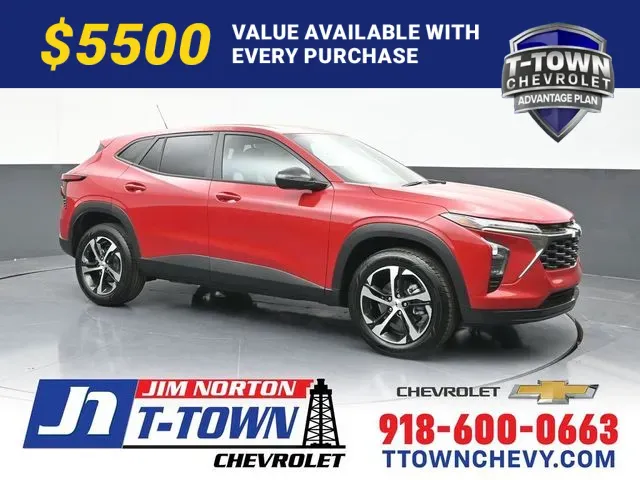 Red 2026 Chevrolet Trax 1RS for sale in Tulsa, OK