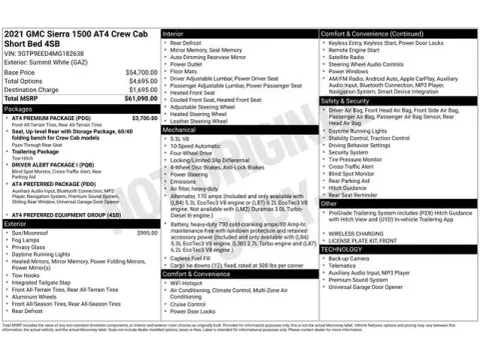 Another view of 2021 GMC Sierra 1500 AT4 for sale in Tulsa, OK at Jim Norton T-Town Chevrolet