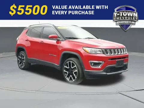 Red 2018 Jeep Compass Limited for sale in Tulsa, OK