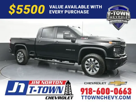 Black 2026 Chevrolet Silverado 2500HD Custom for sale in Tulsa, OK