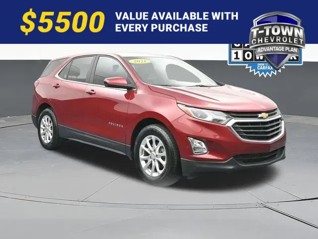 Red 2021 Chevrolet Equinox LT for sale in Tulsa, OK