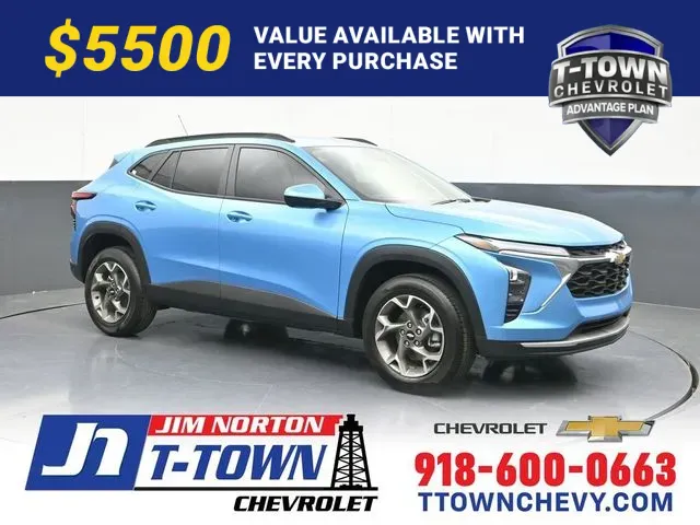 Blue 2026 Chevrolet Trax LT for sale in Tulsa, OK