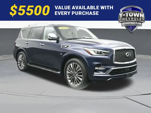 Beige 2018 INFINITI QX80 for sale in Tulsa, OK