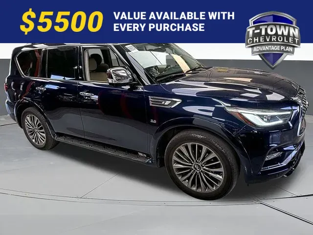 Blue 2018 INFINITI QX80 for sale in Tulsa, OK