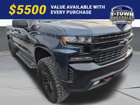 Blue 2019 Chevrolet Silverado 1500 LT Trail Boss for sale in Tulsa, OK