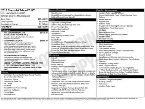 Another view of 2018 Chevrolet Tahoe LT for sale in Tulsa, OK at Jim Norton T-Town Chevrolet