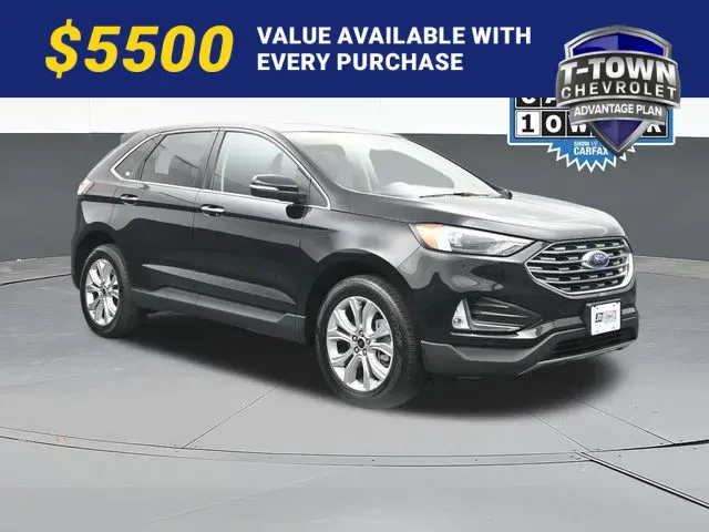 Black 2024 Ford Edge Titanium for sale in Tulsa, OK