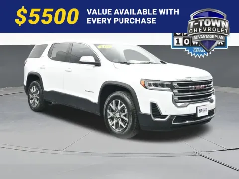 White 2022 GMC Acadia SLE for sale in Tulsa, OK