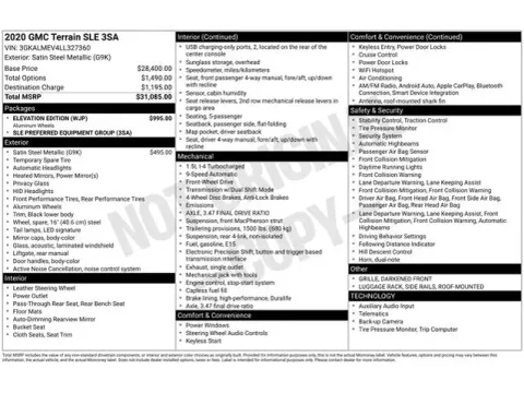 Another view of 2020 GMC Terrain SLE for sale in Tulsa, OK at Jim Norton T-Town Chevrolet