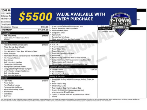 Red 2009 Nissan Versa 1.8 S for sale in Tulsa, OK