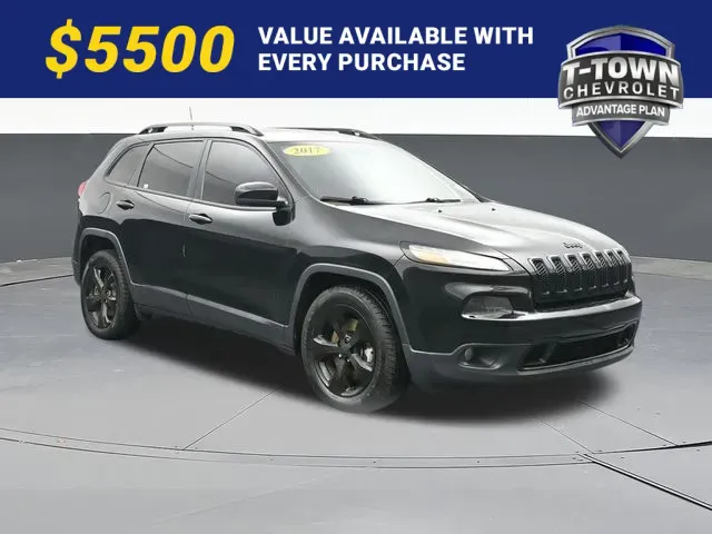 Black 2017 Jeep Cherokee Limited for sale in Tulsa, OK