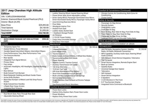 Another view of 2017 Jeep Cherokee Limited for sale in Tulsa, OK at Jim Norton T-Town Chevrolet