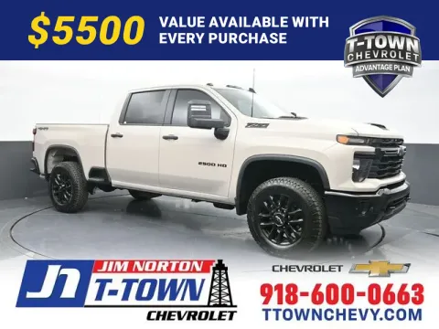 White 2026 Chevrolet Silverado 2500HD Custom for sale in Tulsa, OK