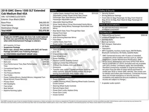 Another view of 2018 GMC Sierra 1500 SLT for sale in Tulsa, OK at Jim Norton T-Town Chevrolet