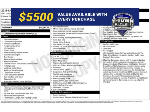 Silver 2019 Chevrolet Traverse LS for sale in Tulsa, OK