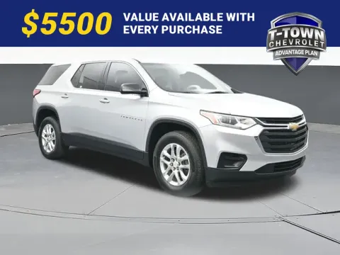 Silver 2019 Chevrolet Traverse LS for sale in Tulsa, OK
