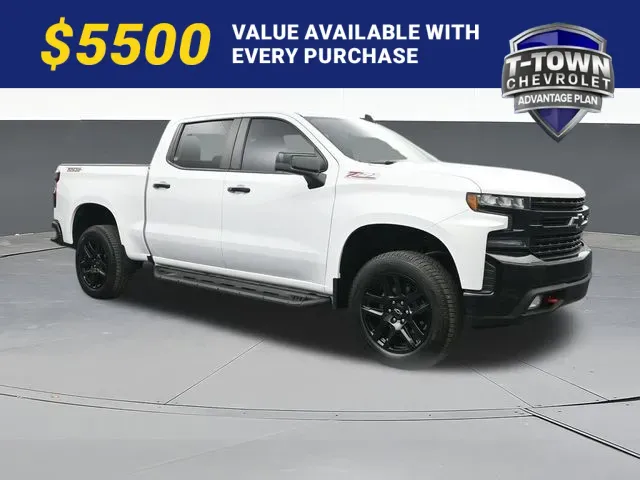 White 2021 Chevrolet Silverado 1500 LT Trail Boss for sale in Tulsa, OK