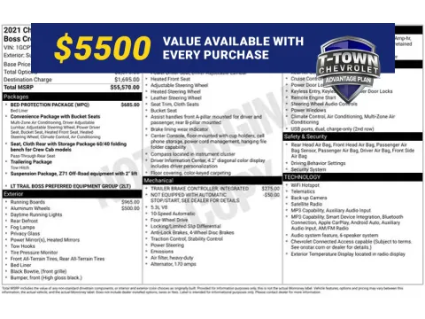 White 2021 Chevrolet Silverado 1500 LT Trail Boss for sale in Tulsa, OK