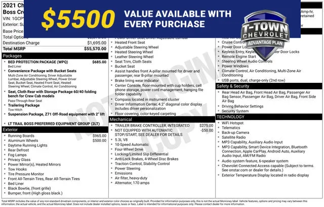 White 2021 Chevrolet Silverado 1500 LT Trail Boss for sale in Tulsa, OK