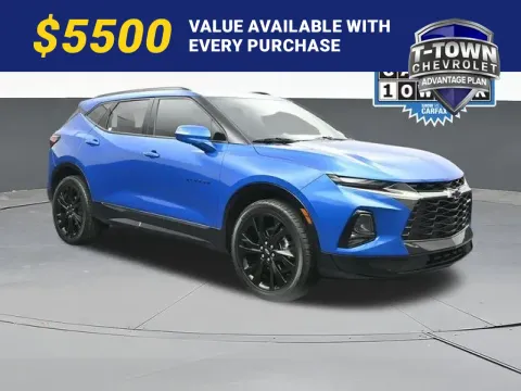 Blue 2021 Chevrolet Blazer RS for sale in Tulsa, OK