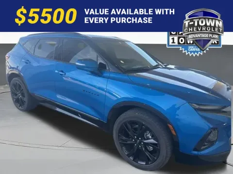 Blue 2021 Chevrolet Blazer RS for sale in Tulsa, OK