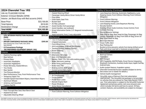 Another view of 2024 Chevrolet Trax 1RS for sale in Tulsa, OK at Jim Norton T-Town Chevrolet