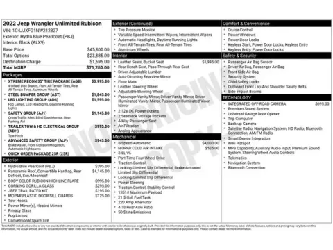 Another view of 2022 Jeep Wrangler Unlimited Rubicon for sale in Tulsa, OK at Jim Norton T-Town Chevrolet