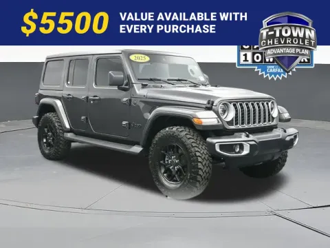 Gray 2025 Jeep Wrangler Sahara for sale in Tulsa, OK