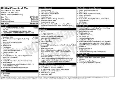 Another view of 2023 GMC Yukon Denali for sale in Tulsa, OK at Jim Norton T-Town Chevrolet